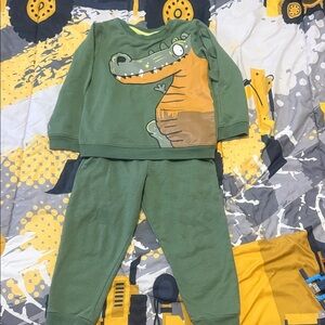 Green Crocodile Kids Pajamas